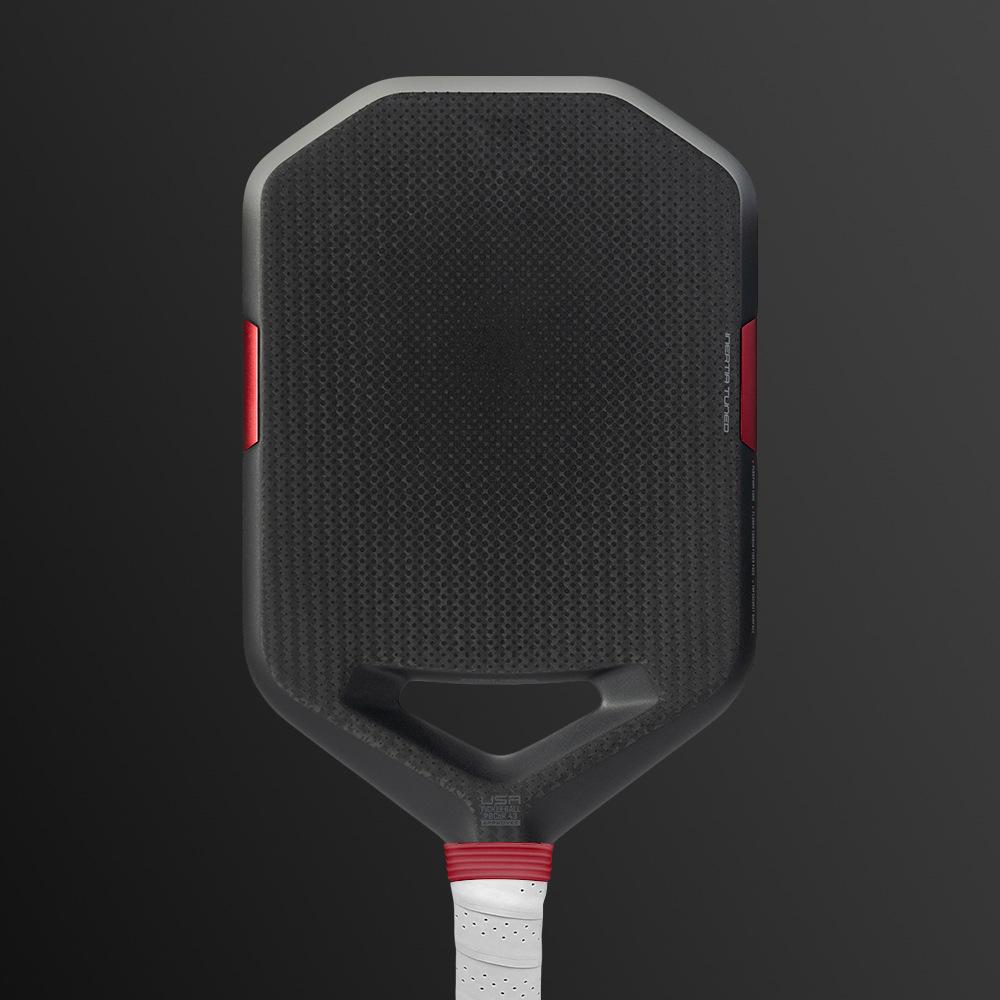 Edgeless Hollow Smile Cutout Pickleball Paddle Thermoformed Unibody Carbon Fiber Sandblasted High Spin Tournament Paddle
