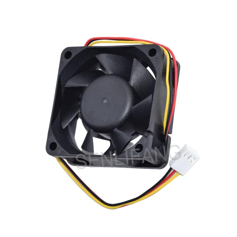 DC12V 0.60A 3-контактный 6025 60*60*25MM EFC-06E12D Квадратный вентилятор для инвертора
