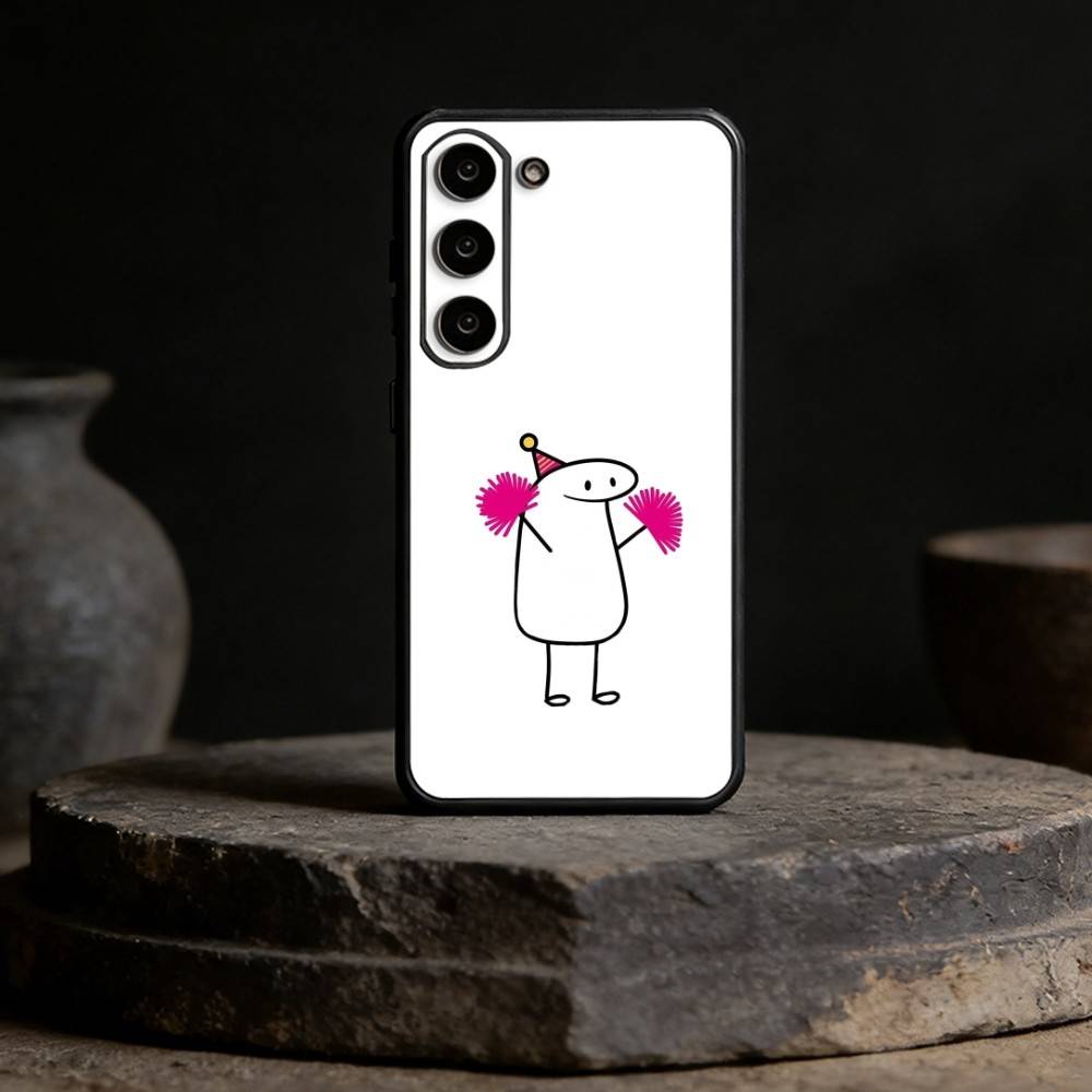 F-Flork Stick Figure Memes Phone Case For Samsung Galaxy A13,21s,22,31,32,52,53,71,72,73,Soft Black Cover