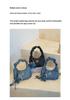 High-End Women's Denim Pleated Dumpling Tote Bag - Autumn/Winter 2026 Collection