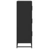 Highboard Black 68 x 35 x 106.5 cm Particleboard and Metal