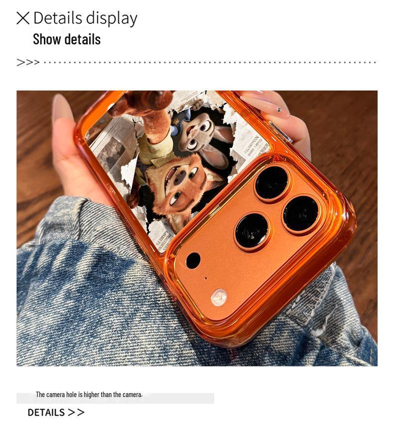 Совместимо с чехлом для Apple iPhone 17 Pro Max: Новый дизайн Zootopia для премиального опыта.