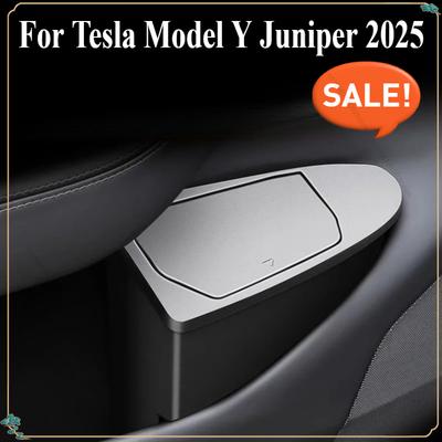 Для Tesla Model Y Juniper 2025 Хранение в передней двери Мусорное ведро Бокс для хранения в двери автомобиля Многофункциональный ящик для хранения Автомобильные аксессуары