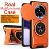 Защитный чехол для камеры для Realme GT 7 7T Realme 16 15 15T 14 14T 13 Pro Plus Магнитная скрытая подставка Кольцо Чехол для телефона Бронированный чехол