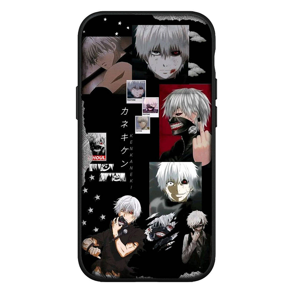 Чехол для iPhone 17 16 15 Xiaomi Poco Redmi Note 14 13 12 11 Pro Max 9 16e Samsung Galaxy S25 S24 OPPO Huawei Комиксы Токийский гуль Кен Канеки Чехол для телефона