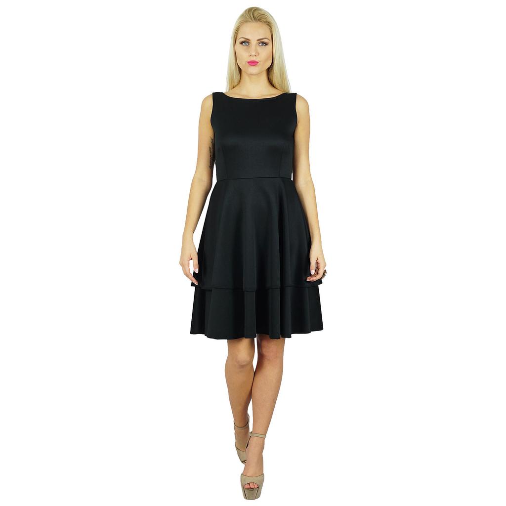 Bimba Women Shift Dress Above Knee Bohemian Clothing Party Dress