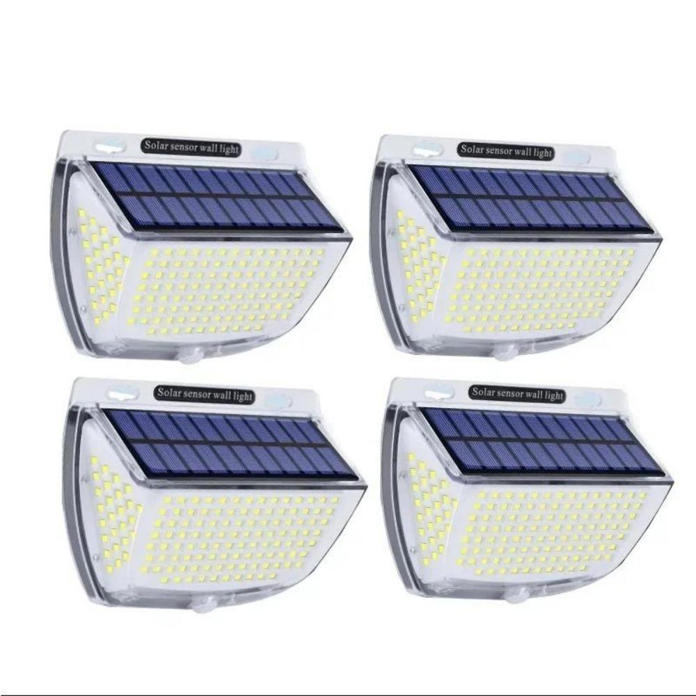 Solar Light 160 Leds Outdoor Garden Decoration IP65 Waterproof Solar Wall Lamp Motion Sensor Fence Lights For Yard Lawn Driveway