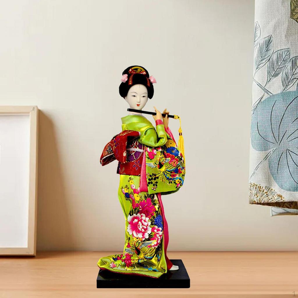 Этнические японские куклы гейши, азиатская кукла, статуэтка леди для украшения стола