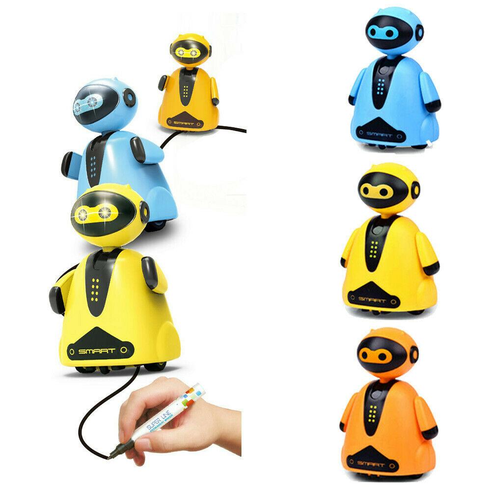 Follow Any Drawn Line Magic Pen Inductive Robot Model Children Kids Toy Gift