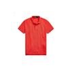 Polo SS22 Solid Color Button Short Sleeve Polo Shirt Women Tops Red WMPOKNINCU20050-600