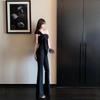 CHICYOU Серия Lux: Тонкие черные расклешенные брюки божественного уровня для красивых ног - Супер стройнящие, Отличная текстура