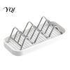 Kitchen Sink Soap Rack 3-Compartment Storage Rack, Stainless Steel Holder with Removable Saver for Shower Water Tray, Hollow Tilt Design Organizer