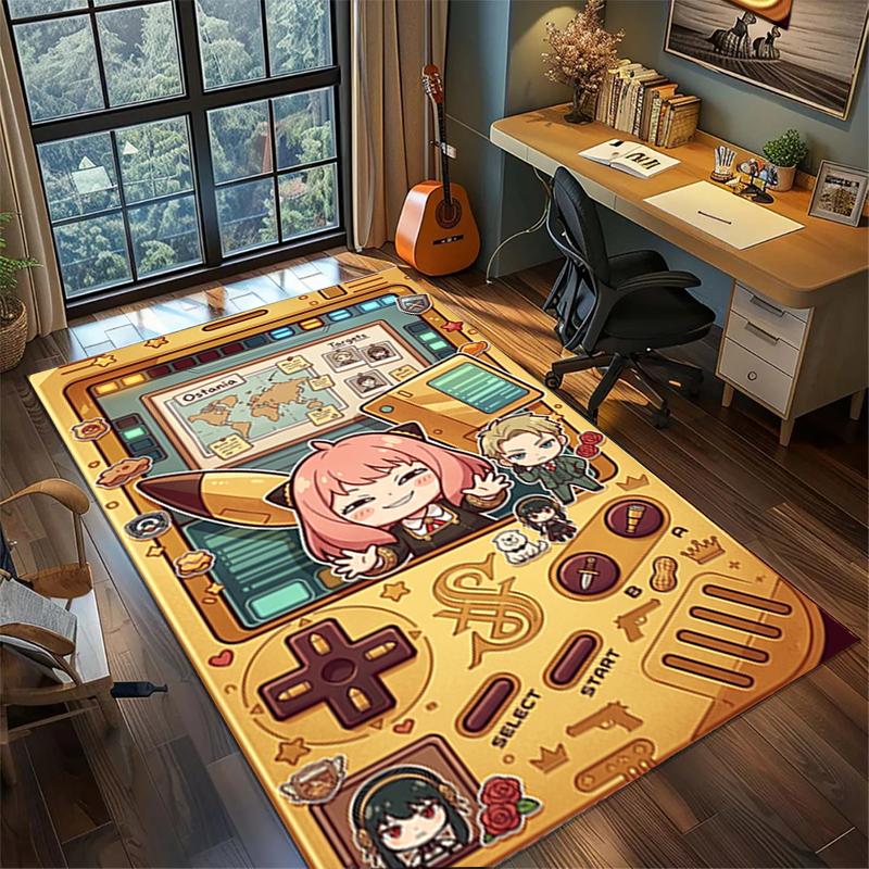 Non Slip Washable Floor Mat "Spy × Family" Large Area Rug Carpet Bedroom Gamer Room Decor—kwq93