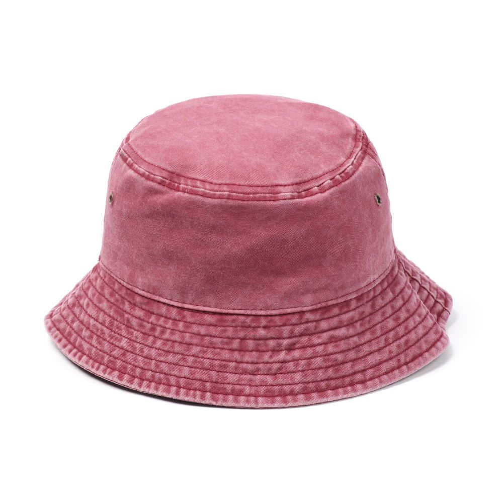 Kids Girls Boys Casual Washed Denim Wide Brim Beach Fishing Cap Bucket Hat Sun Hat Fisherman Cap