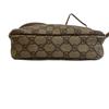 Gucci 6423 Винтажная Старая Сумка-Клатч Gucci с Узором GG из ПВХ Наплечная Сумка Коричневый ПВХ Б/У
