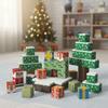 Christmas Magnetic Blocks 54PCS DIY 3D Building Set Santa Claus Tree STEM Educational Gift Creative Decor