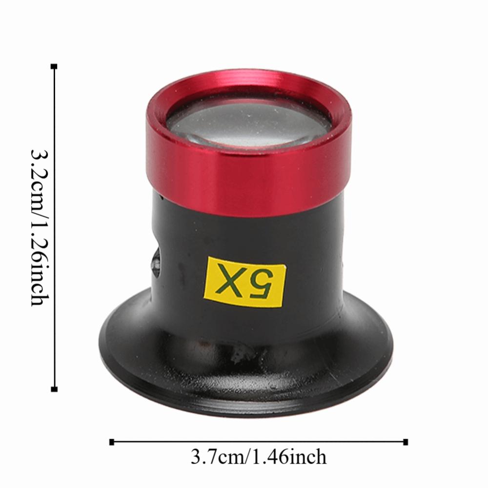 Glass Monocle Watch Loupe 5x Magnifying Eye Loupe Magnifying Glass Monocle Detail Work