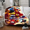 1Pc Christmas Cat Snow Blanket Soft And Comfortable Casual Warm Camping Travel Christmas Halloween Gift M9171