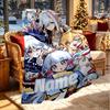 Custom Name Personalized Genshin Impact Print Blanket, Home Decor, Bedroom, Sofa, Camping, Couch, Gifts for Birthday Christmas
