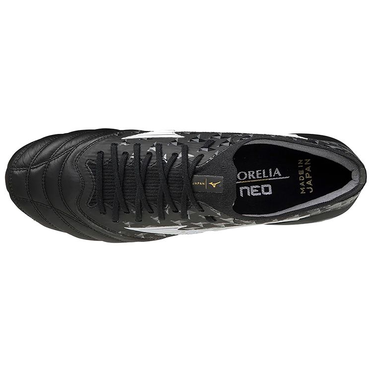 Mizuno Футбольные бутсы Morelia Neo 3 FG Мужские кроссовки Черные P1GA229003