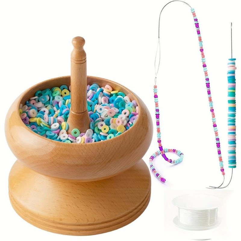 Bead Spinner Set Jewelry Making Tool Large Bowl Bead Spinner Spin Beading Bowl DIY Jewelry Accessaries for Necklace