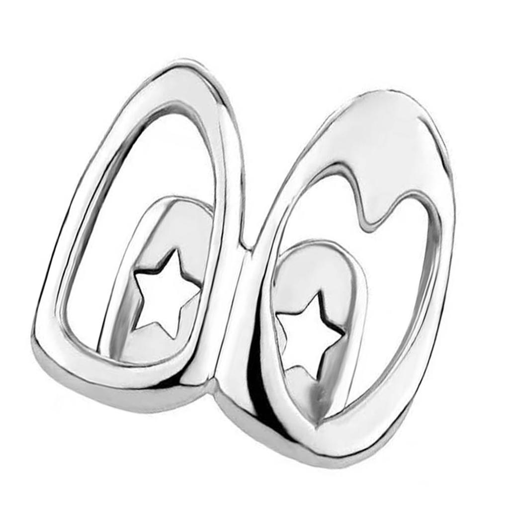 Дизайн «Пустое сердце» Медные гриллзы Портативный аксессуар для вечеринок и любителей фестивальной моды