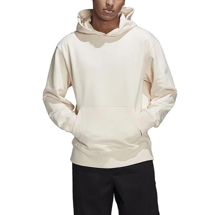 Adidas Originals Sweatshirts Men's Ecru Hooded Moderate Other (Unisex) Sweatshirts HK2936