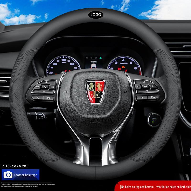 Подходит для Roewe RX5 Max, i6, i5, RX3, EI6, 350, 550, 750, 360 Чехол на руль из натуральной кожи