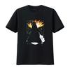 Typhlosion Black T Shirt Perfect For A Present Holiday Birthday Vintage Washed Breathable Casual Unisex Graphic Slightly