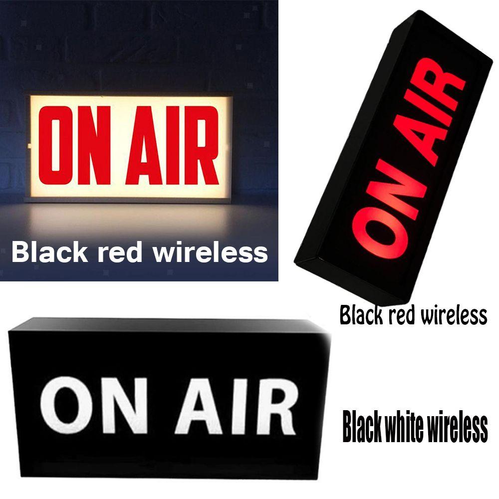 Home Decor for Bar Studio Remote Control LED Sign Light On Air Light Box Recording Sign