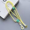Nylon Braided Double Rope Buckle Couple Phone Keychain Mountaineering Water Cup Lanyard