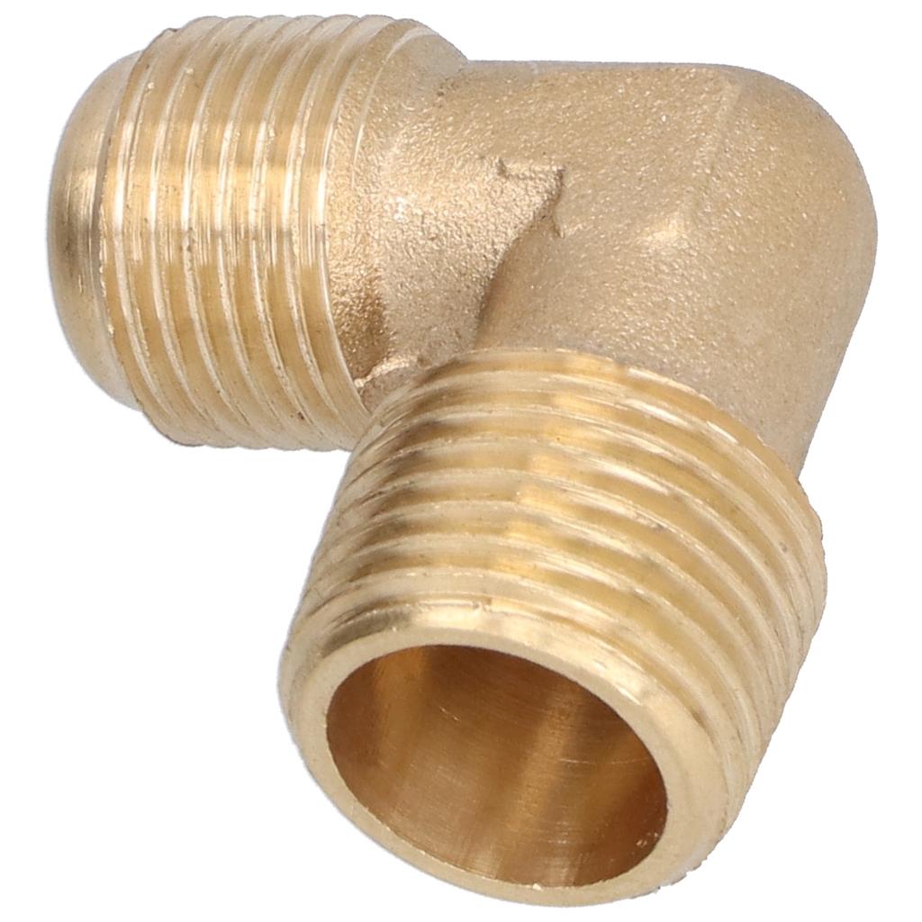 Air Compressor Elbow Brass 90 Degree Male Pipe to Female Pipe Connect Fittings Accessories