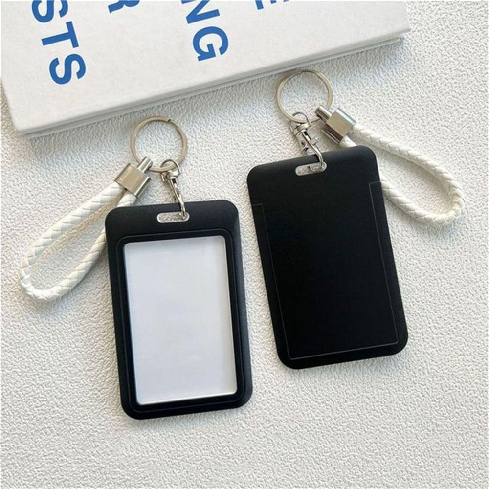 Card Work Card Keyring Business ID Card Protective Badge Holders ID Card Holders Bus Card Cover