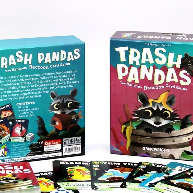 TRASH PANDAS Board Game Party Family Strategy Interesting Card Games
