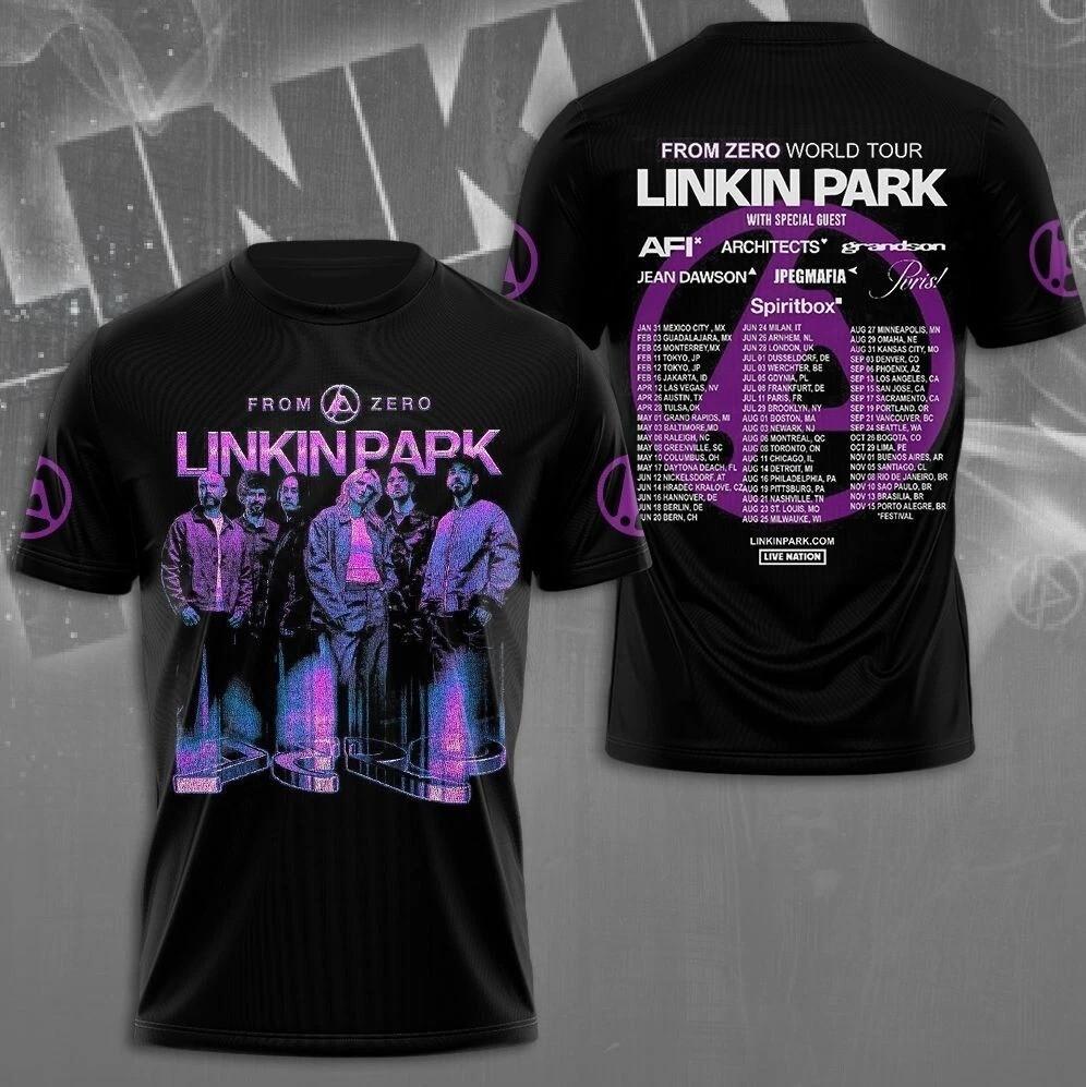 Linkin Park From ZERO Мировой Тур 2026 3D Футболка Подарок для Фаната