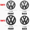 New 2026 For VW Volkswagen Jetta MK5 Golf Non-destructive Front Hood Radiateor Badge Rear Trunk Lid Cover Emblem Sticke For VW Volkswagen zs1