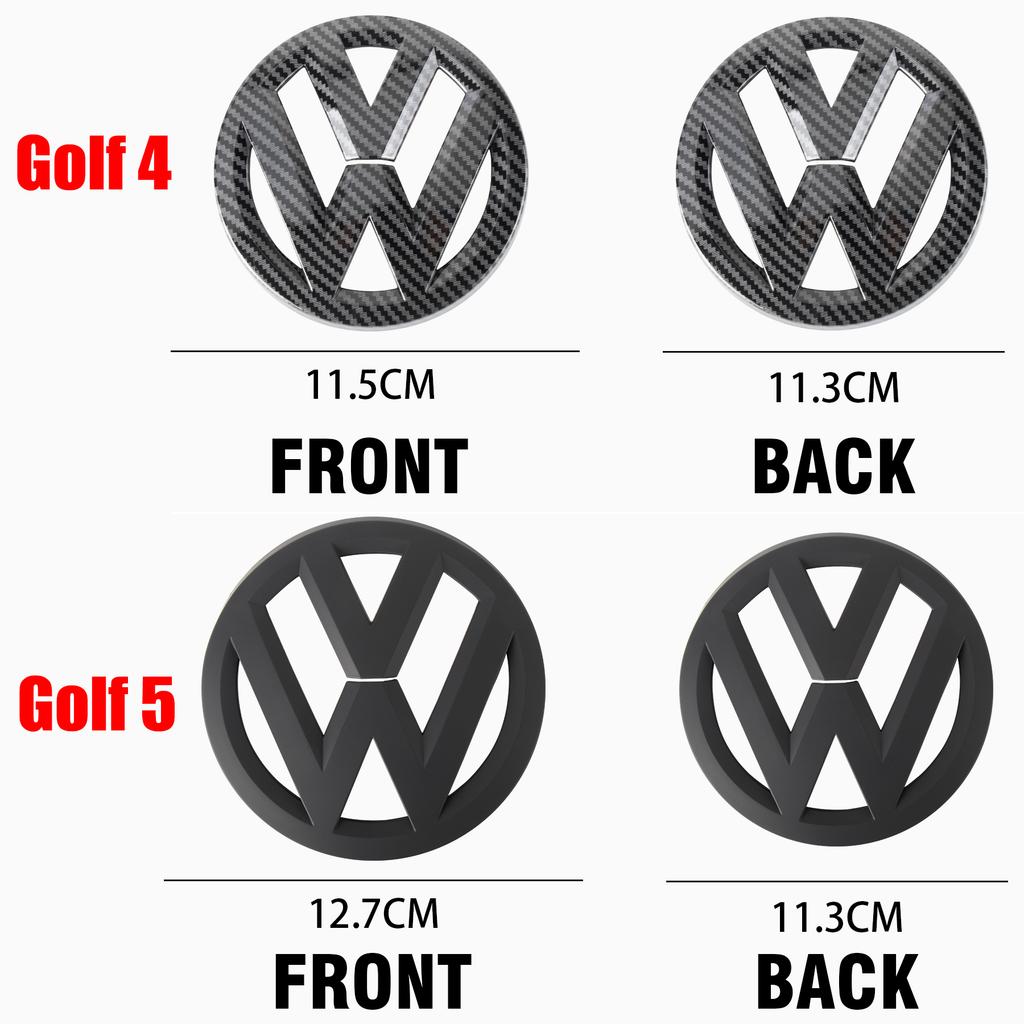 New 2026 For VW Volkswagen Jetta MK5 Golf Non-destructive Front Hood Radiateor Badge Rear Trunk Lid Cover Emblem Sticke For VW Volkswagen zs1
