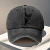 Женская Бейсболка с выглядывающим Черным Котом Регулируемая Кепка Snapback Легкая Нерастягивающаяся Посадка Подходит для Любого Сезона
