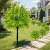 No Fade Boston Fern with Ground Stake Waterproof Faux Pampas Grass Fake Green Plant  Festive Decor