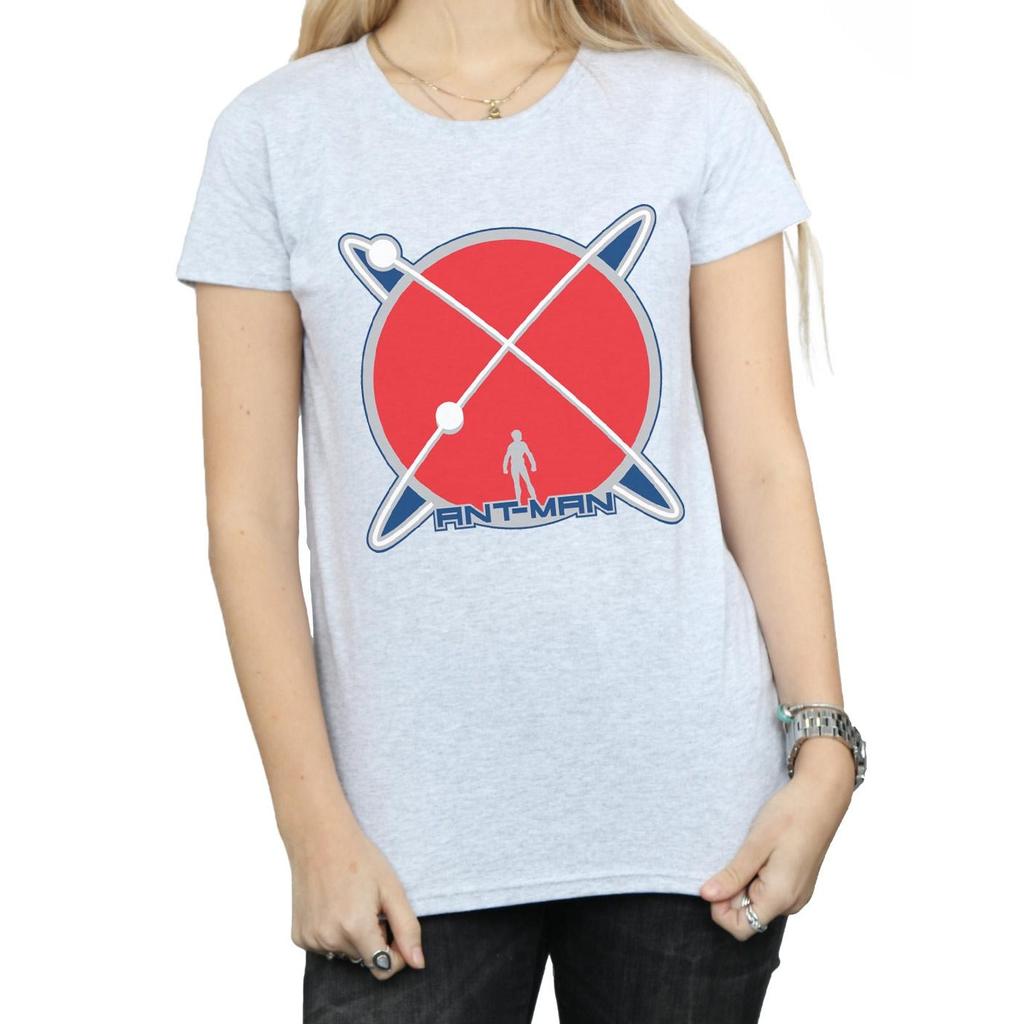 Marvel Womens/Ladies Ant-Man Planet Logo Cotton T-Shirt