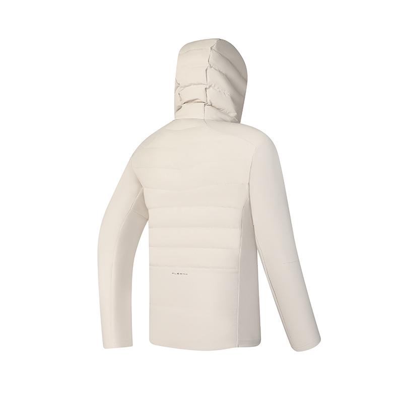 Men's Jacket FILA Fitness Down Jacket Men's Milk Tea
