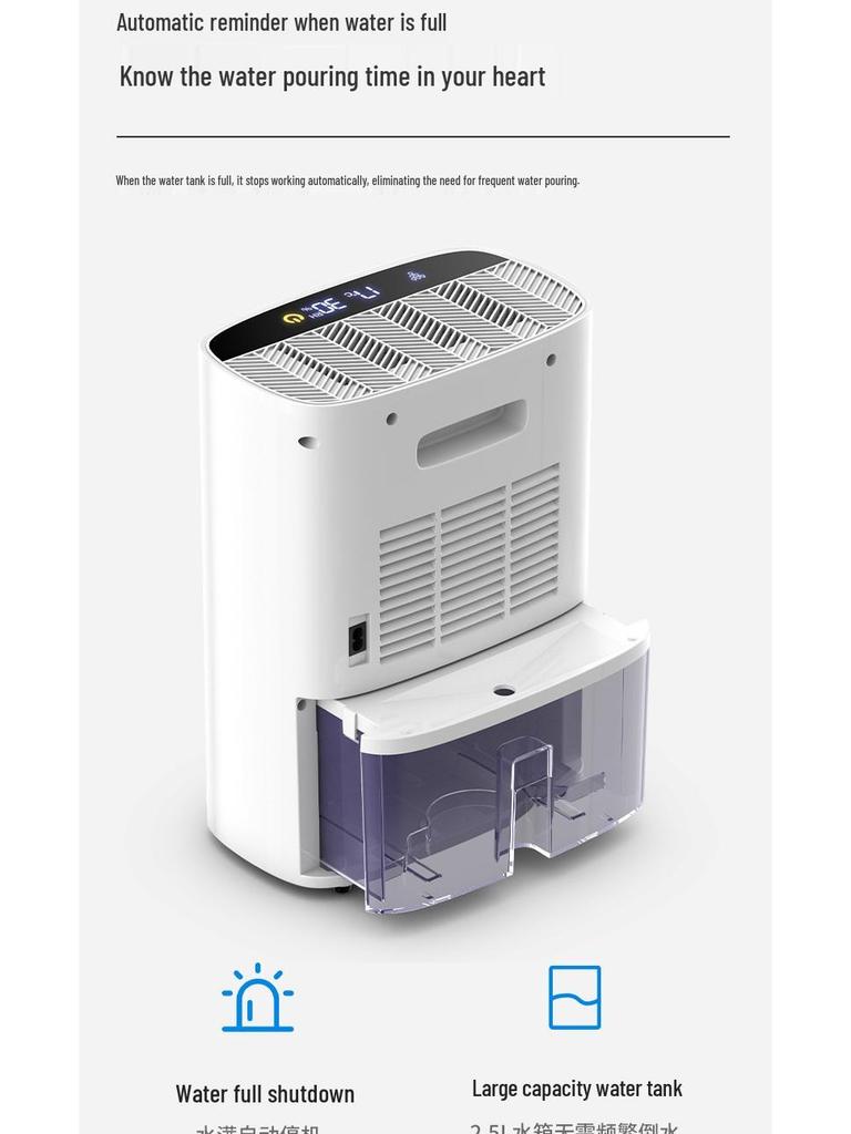 AUX Мощный бытовой осушитель - Поглотитель влаги для спальни и дома