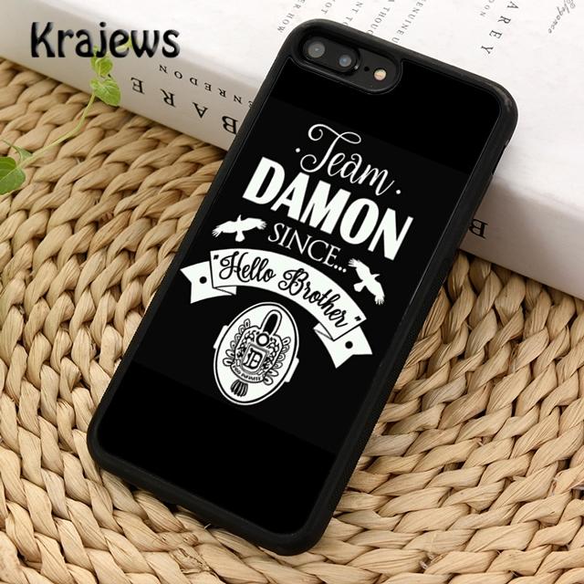 Krajews Немного Дэймона Дневники Вампира Чехол для Телефона Для IPhone 18 17 Air 16 15 14 plus 11 12 13 pro max coque Fundas