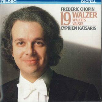 CD СИПРИЕН КАТСАРИС - Шопен 19 вальсов 843056 Teldec 1984 Япония Классика Б/у