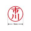 Штамп-кубик с именем, Белый, Шрифт Ichikawa Kaisho, 59-836 IS-009NQ