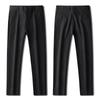 Мужские мягкие повседневные брюки с высокой талией, не скатывающиеся, деловые - осень/зима