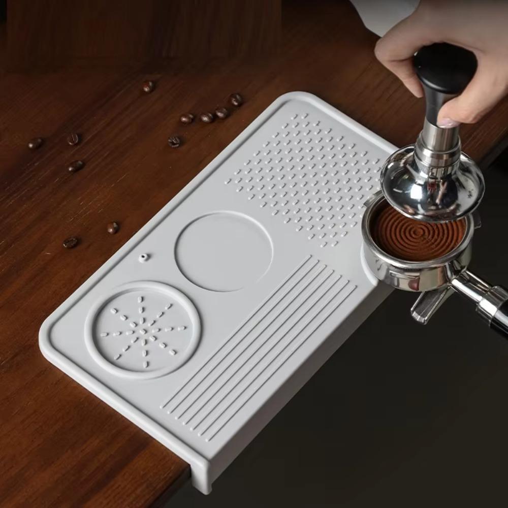 Thickened Coffee Tamper Mat Non-Slip Coffee Press Pad Multi-functional Espresso Tamping Mat Cafe