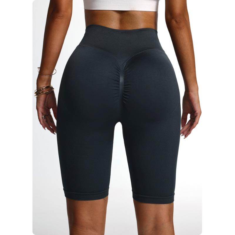 High Waist Seamless Yoga Shorts For Women Fitness Running