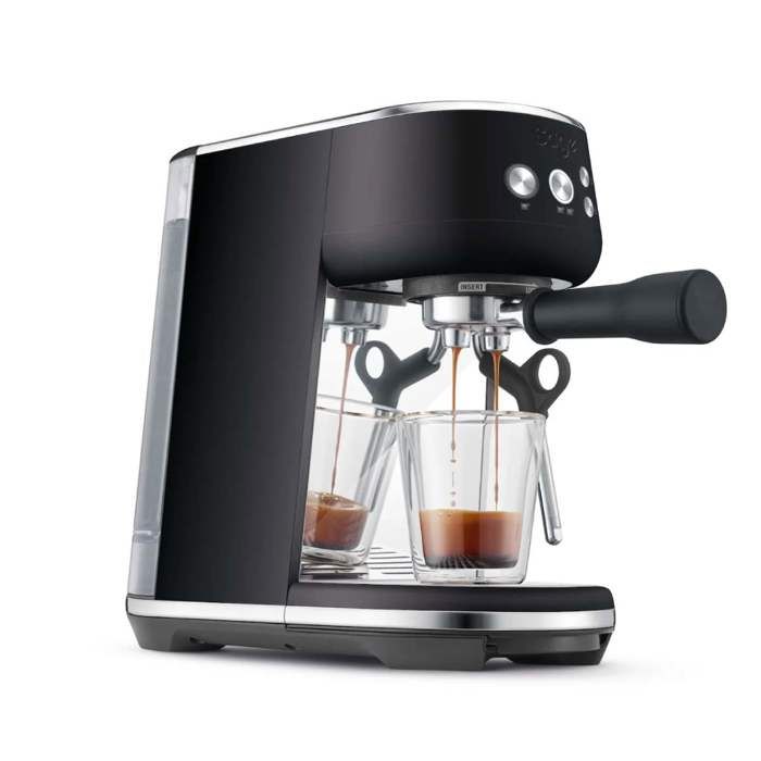 Machine à café - sage - the bambino - compacte - truffe noire - mousseur à lait automatique