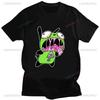 Funny Invader Zim Invader Gir Graphic Tshirt Image Men Women Cotton Camisetas Cartoon Retro Cotton Tees Lovely Streetwear Tops